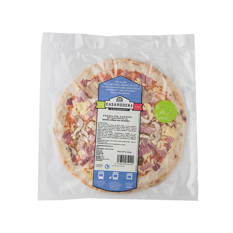 Pizza de jamón 395g ECO