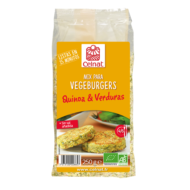 Mix Hamburguesa Quinoa/Verduras 250g ECO