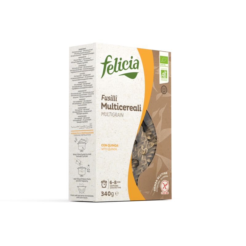 Fusilli Multicereal s/g 340g ECO