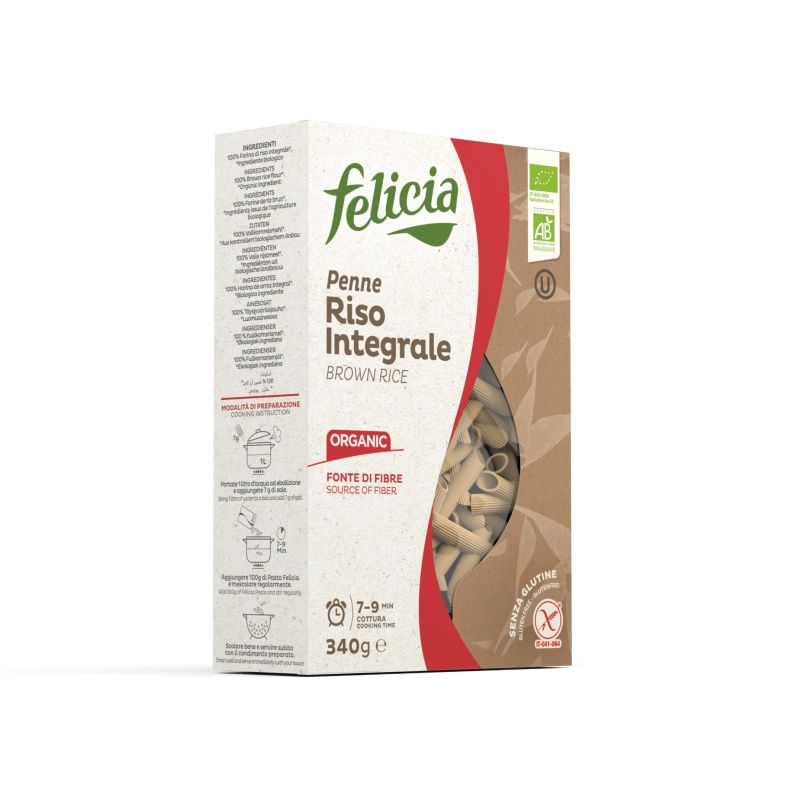 Penne Rigate Arroz Integral ECO