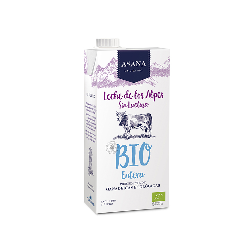 Leche entera s/lactoa 1L ECO