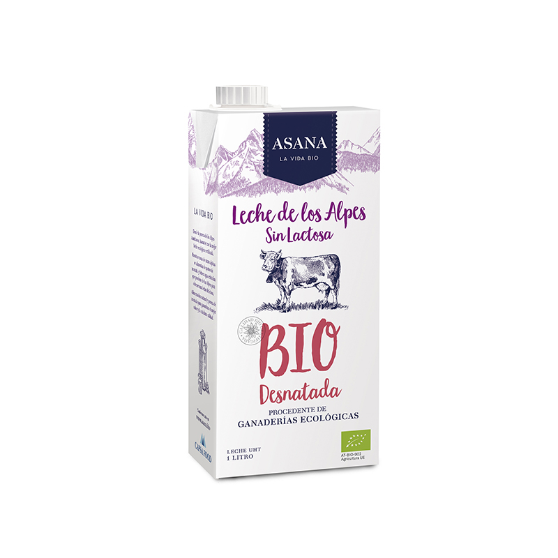 Leche desnatada s/lactosa 1L ECO