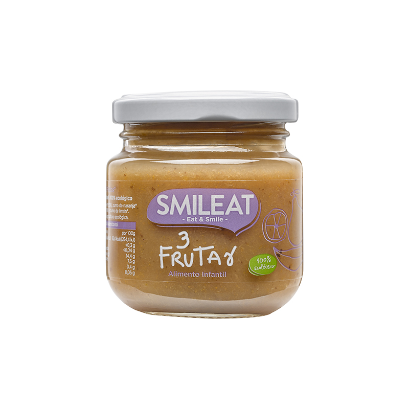 Puré Tres Frutas 130g ECO