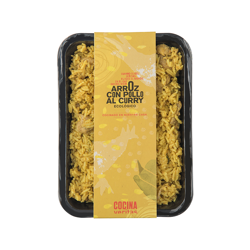 Arroz con pollo al curry 220g ECO