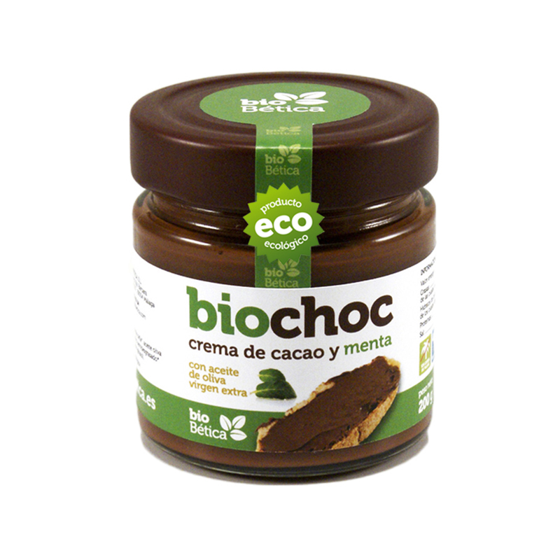 Crema de Cacao y Menta 200g ECO