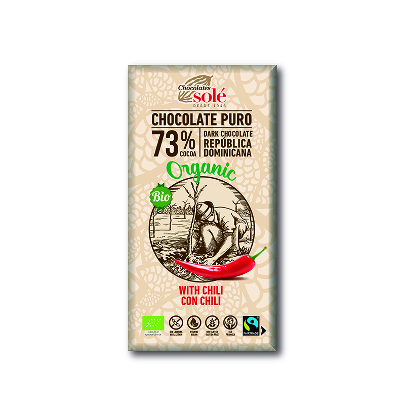 Choco negro c/chili 100g ECO