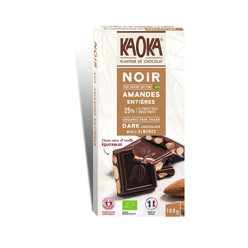 Xoco negre Almend 180g ECO