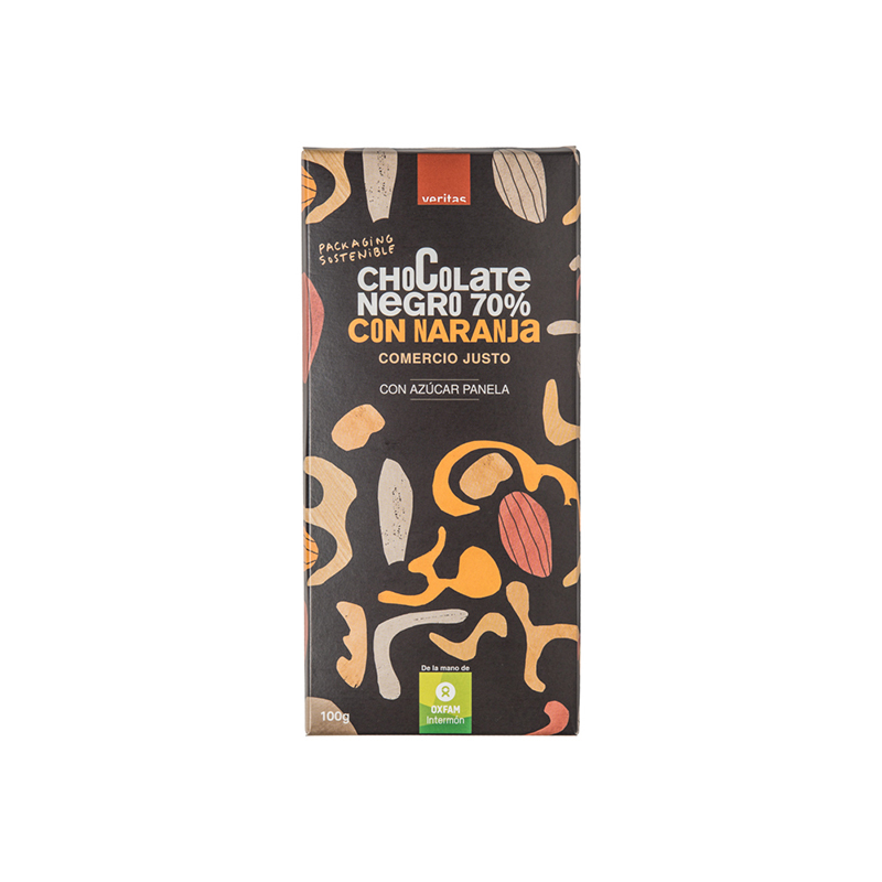 Xocolata 70% taronja 100g ECO