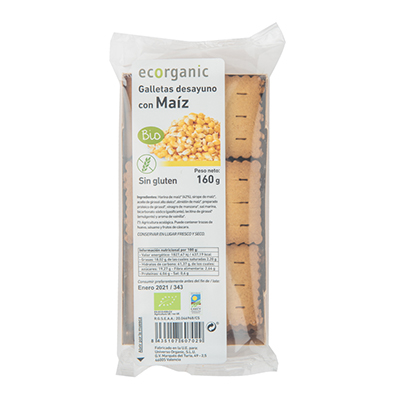 Galletas de Maíz s/glut. 160g ECO