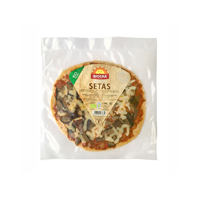 Pizza vegetal de setas 300g ECO