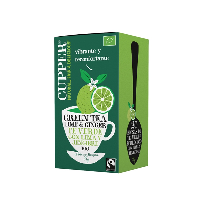 Té Verde Lima y Jengibre 20b ECO