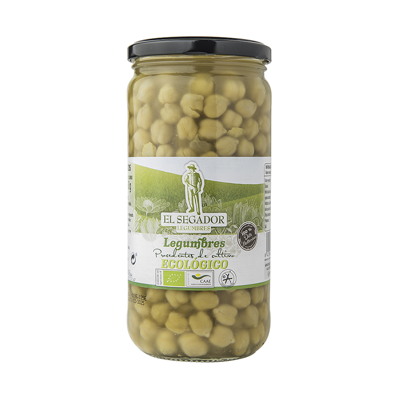 Garbanzos cocidos 450g ECO