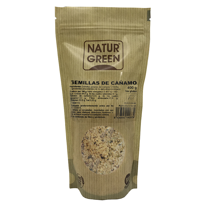 Semillas Cañamo 400g ECO