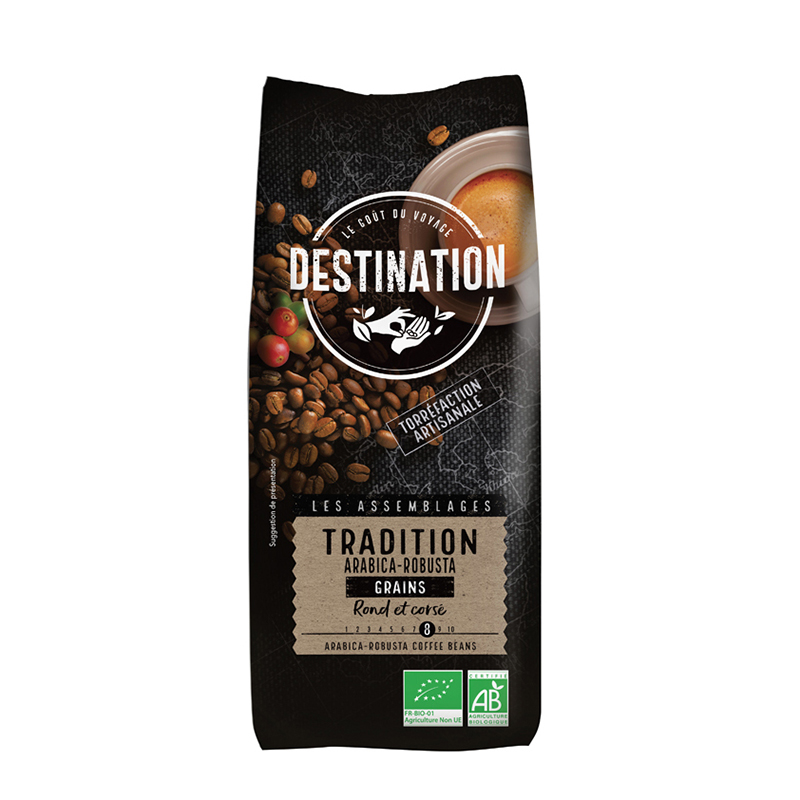 Café gra Arabiga-Robusta 1Kg ECO