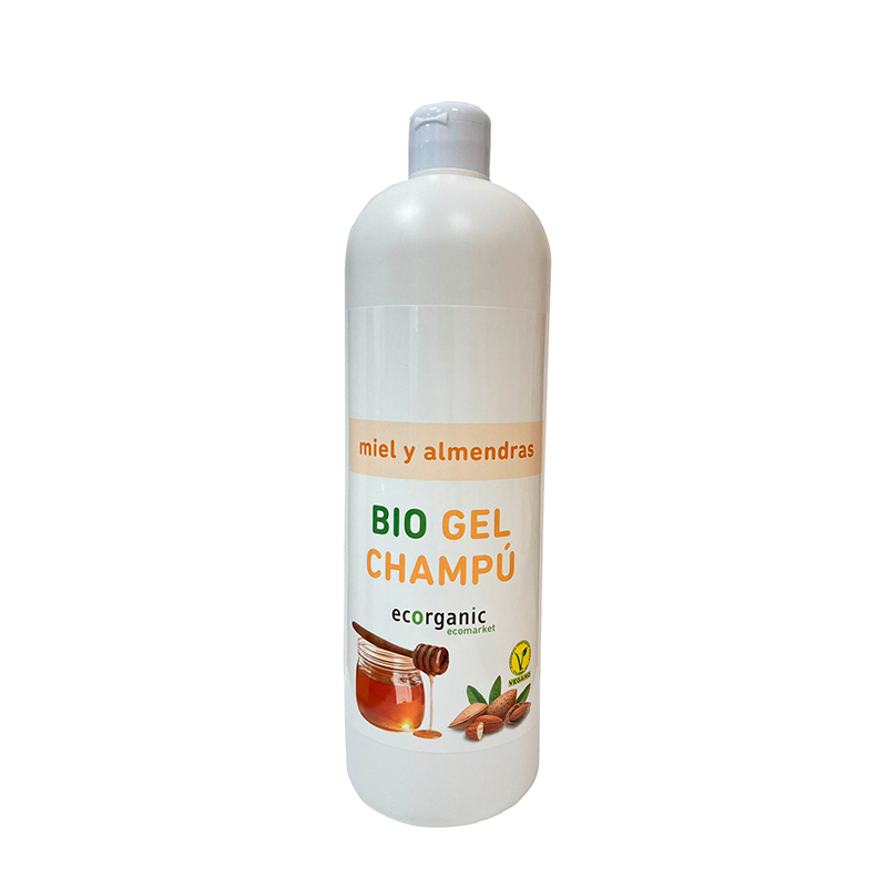 Gel champú miel almendras 1L ECO