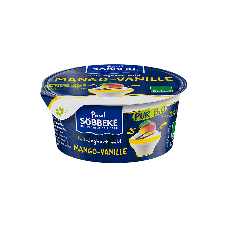 Yogur de mango y vainilla ECO