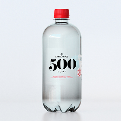 Agua Mineral Gas 500 Gotas 1L