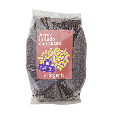 Arròs Inflat Xocolata 300g ECO