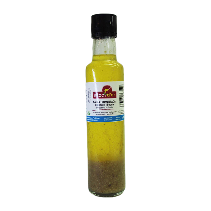 Salsa Fermentada Agave Limón ECO