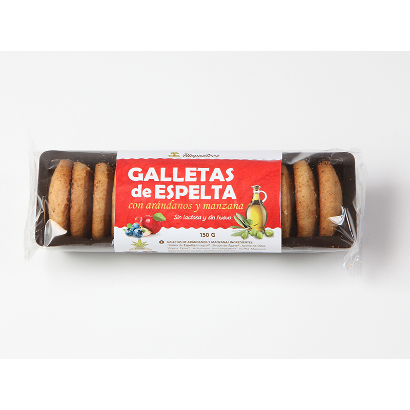 Galleta Espelta Arándano/Manz ECO