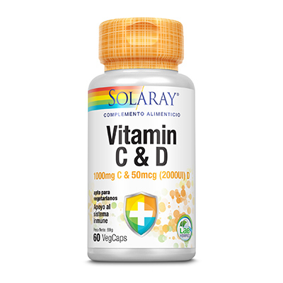 Vitamina C+D 60 cap