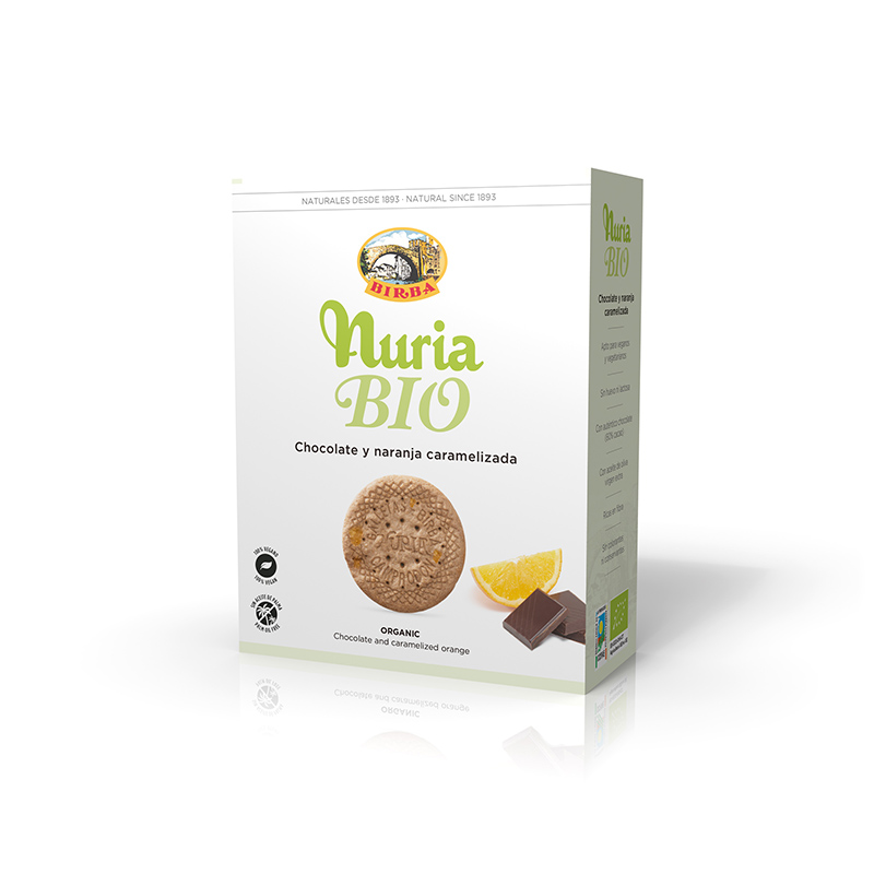 Galleta choco y naranja 280gr ECO